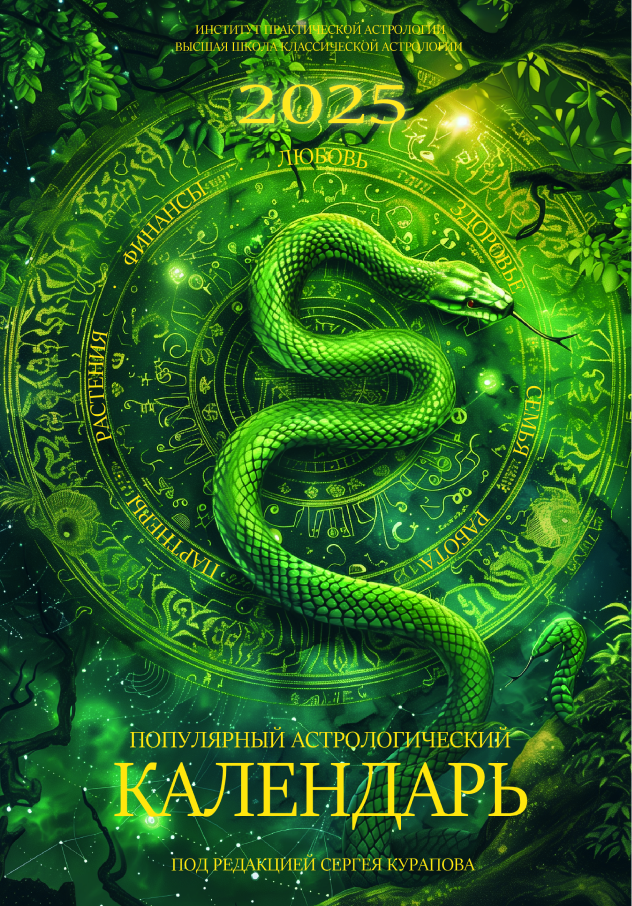 ПОПУЛЯРНЫЙ АСТРОЛОГИЧЕСКИЙ КАЛЕНДАРЬ НА 2025 ГОД